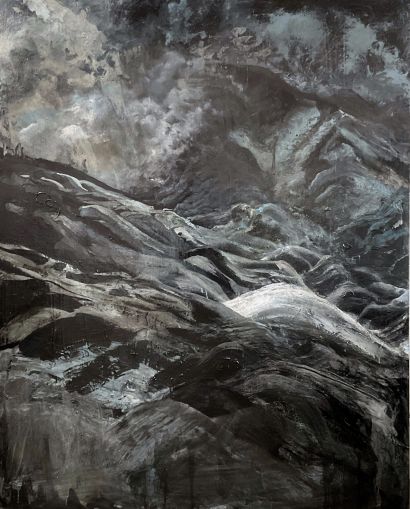 2452m - a Paint Artowrk by Mahima Varma K